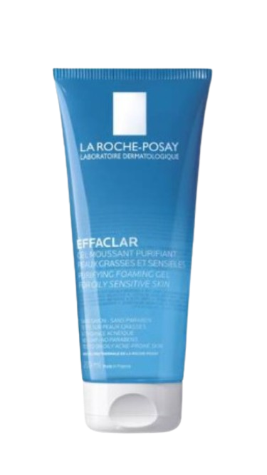 La Roche-Posay Effaclar Purifying Foaming Gel Cleanser for Oily Skin, Alcohol Free Acne Face Wash, Oil Absorbing Deep Pore Cleanser, Oil Free, Light Scent and Safe for Sensitive Skin