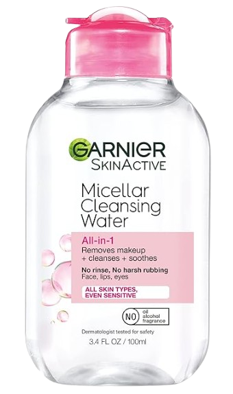 Garnier Micellar Cleansing Water, All-in-1 Makeup Remover and Facial Cleanser, For All Skin Types